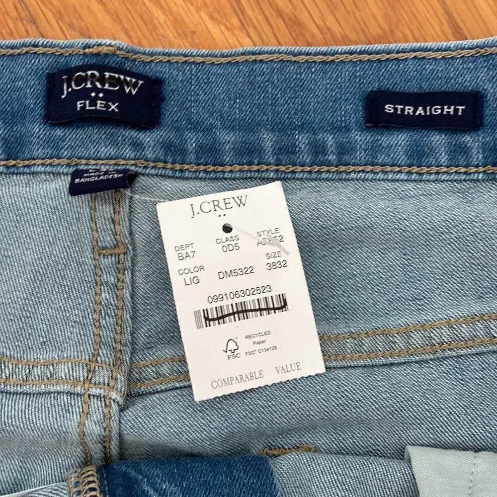 J. Crew Straight-fit jean in signature flex*